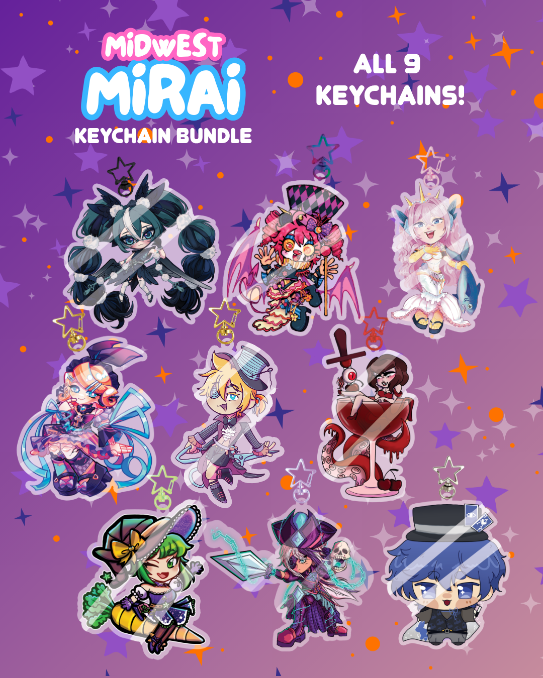 PREORDER Midwest Mirai 2026 Keychain Bundle