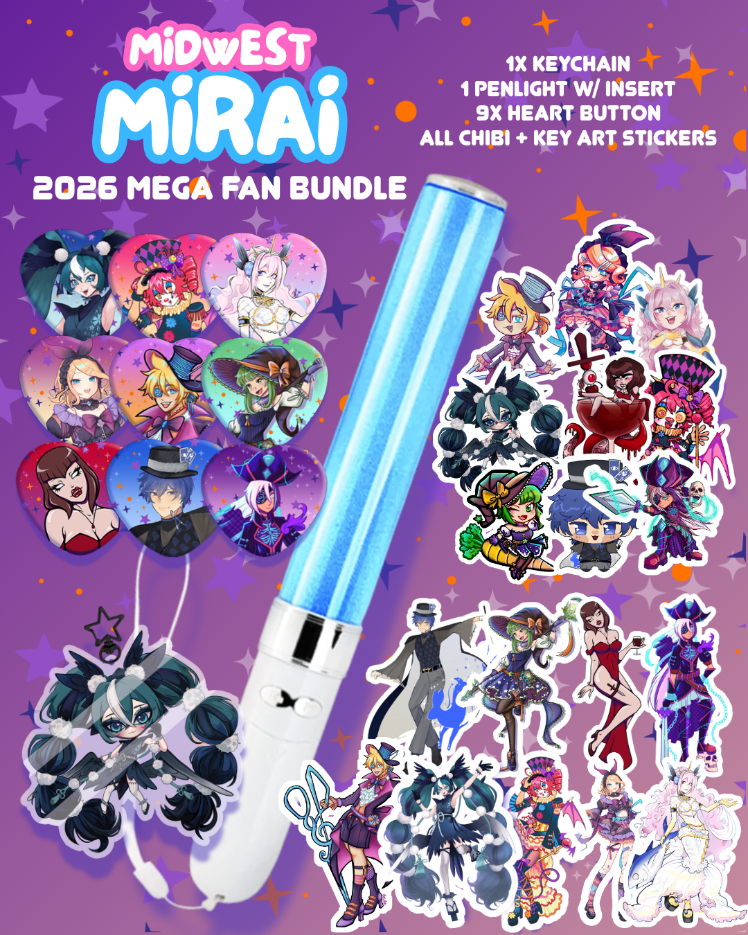 PREORDER Midwest Mirai 2026 Mega Fan Bundle!