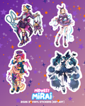 PREORDER Midwest Mirai 2026 Vinyl Stickers KEY ART
